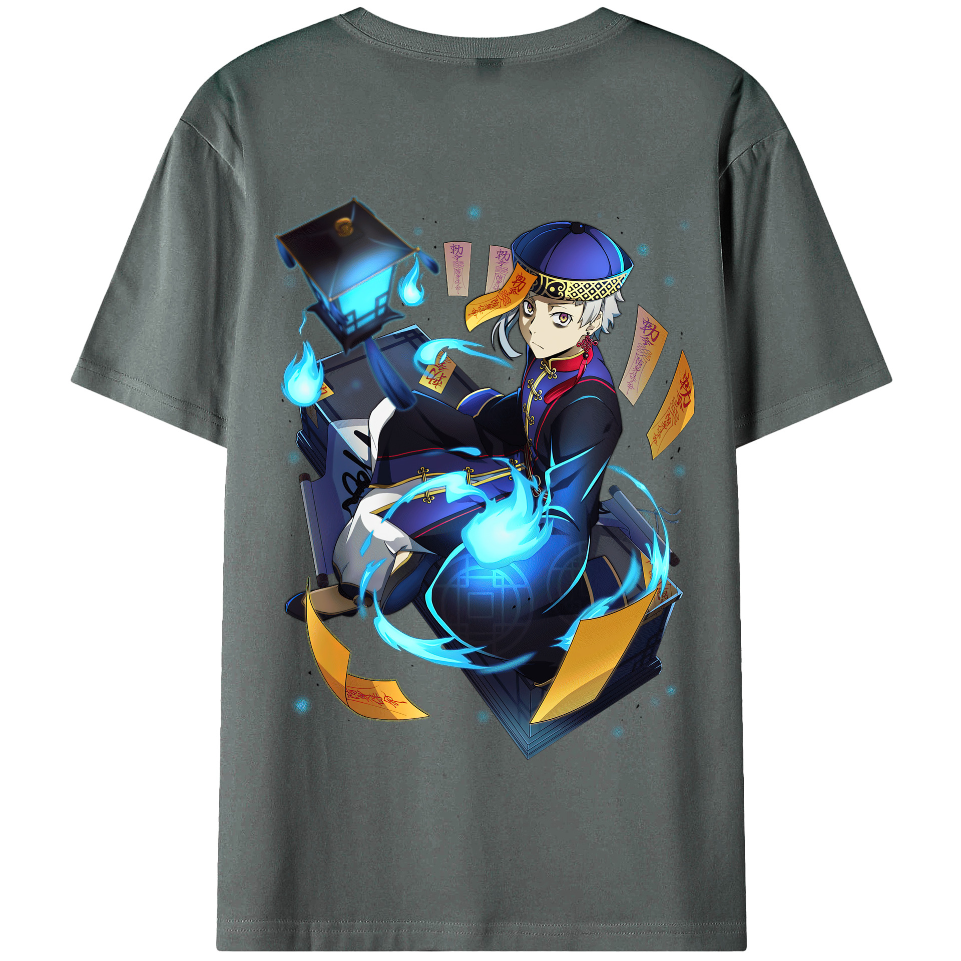 （画像用） 文豪ストレイドッグス Bungo Stray Dogs 綿100％半袖Tシャツ（背面プリント）